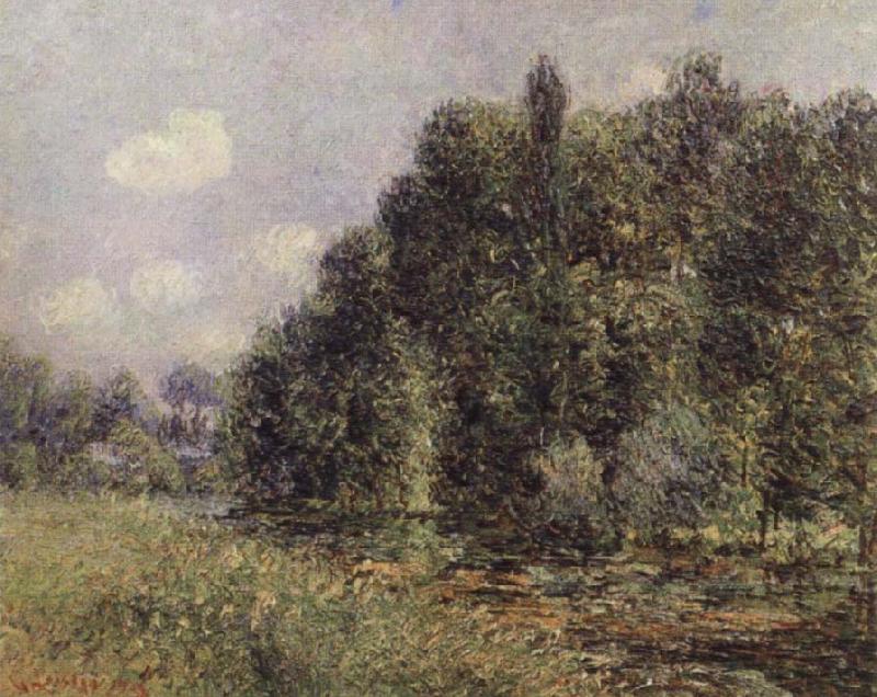 Gustave Loiseau Banks of the Seine oil painting image